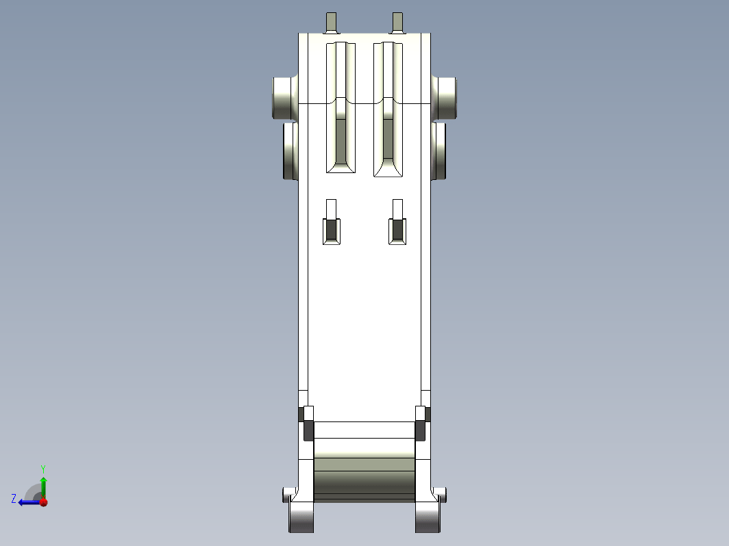 挖掘机动臂焊接工艺分析设计三维SW2012带参+CAD+说明书