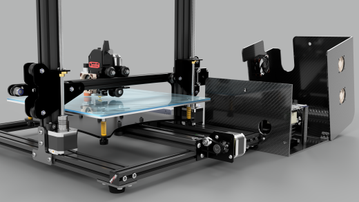 改良版CR-10S 3D打印机缩略图