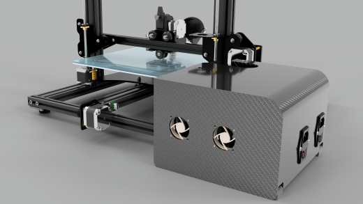 改良版CR-10S 3D打印机缩略图
