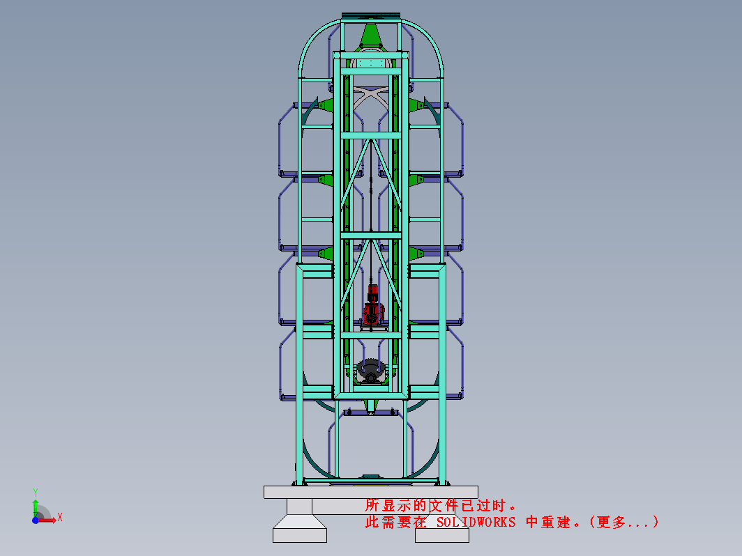 垂直循环机械立体停车设备（已生产）