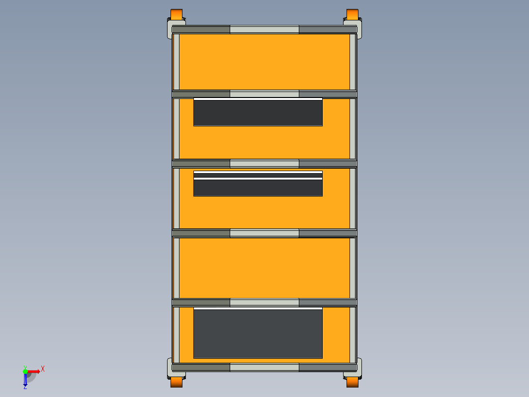 glass-trolley玻璃手推车