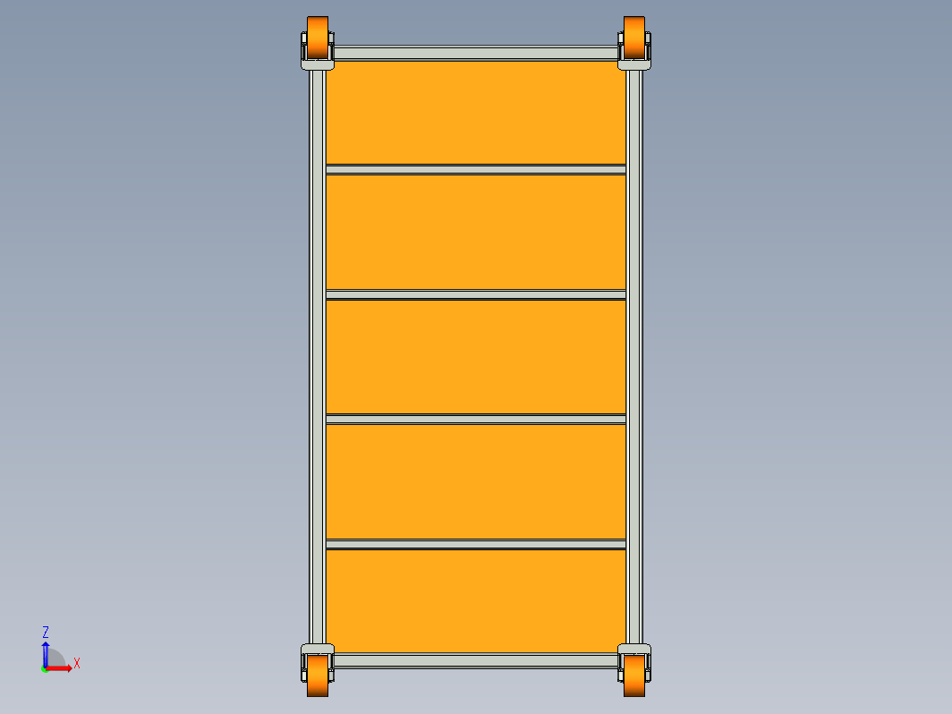 glass-trolley玻璃手推车