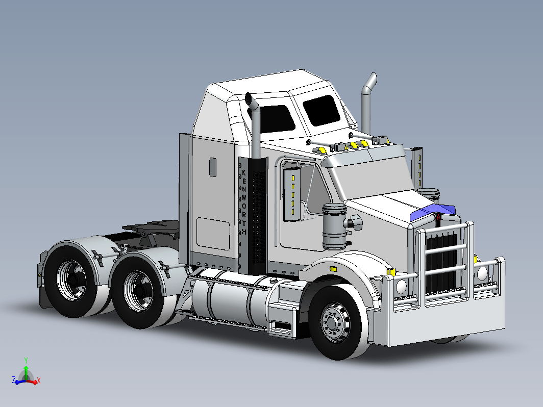 美国肯沃斯(Kenworth)卡车头 