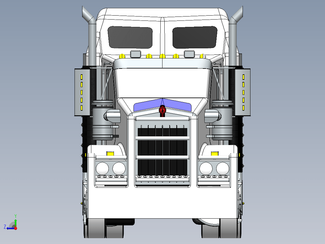 美国肯沃斯(Kenworth)卡车头 