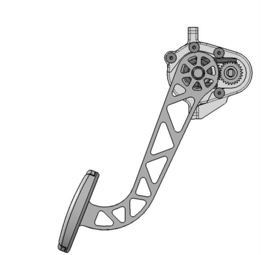 Pedal komplett HRV油门踏板结构缩略图