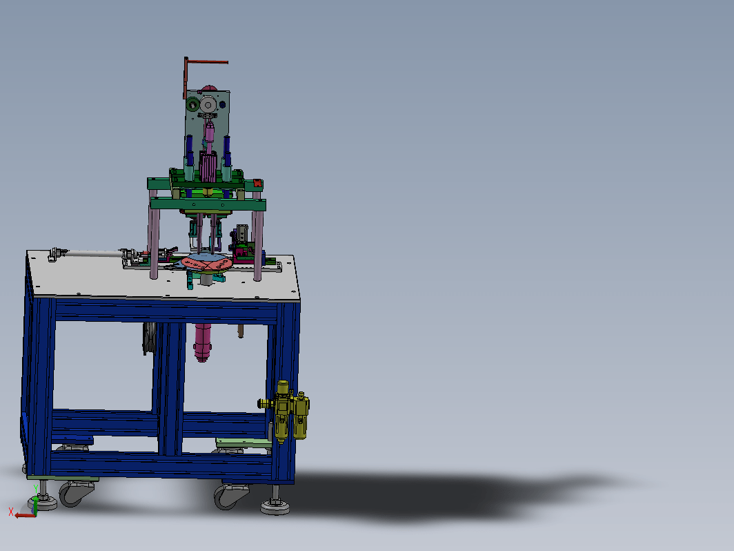 N95半自动耳带机旋转焊接机3D原档+工程图+BOM