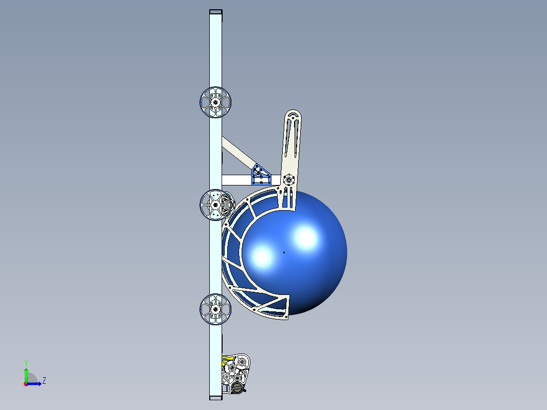 弹射器机器人车