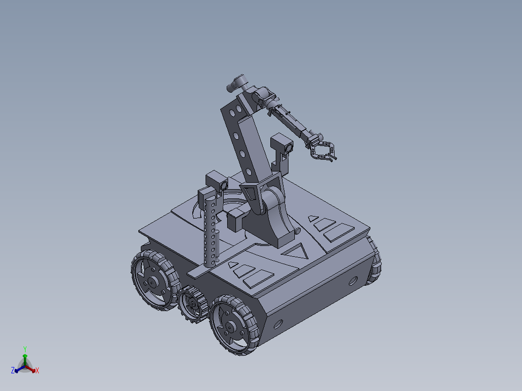 research operated vehicle机械手小车