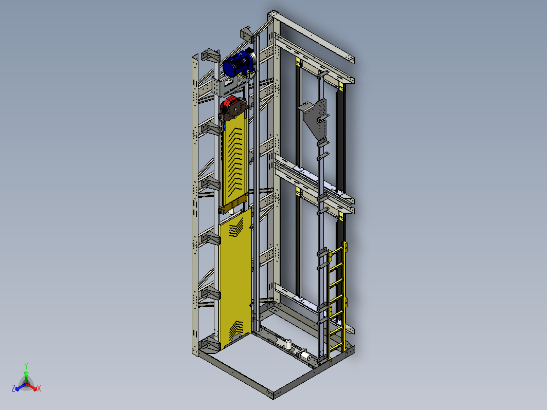 ozel asansor轿厢电梯结构