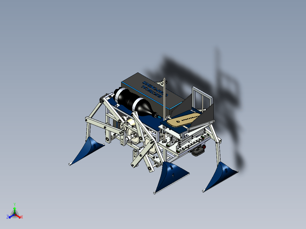 基于Klann机构的四脚机器人 Quadruped Robot