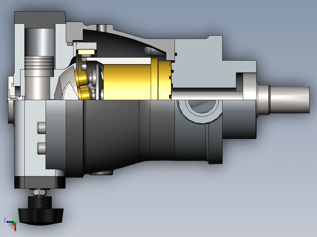 两款柱塞泵3D