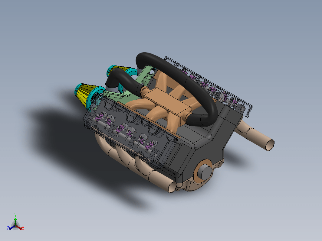 V6 CAR ENGINE发动机结构