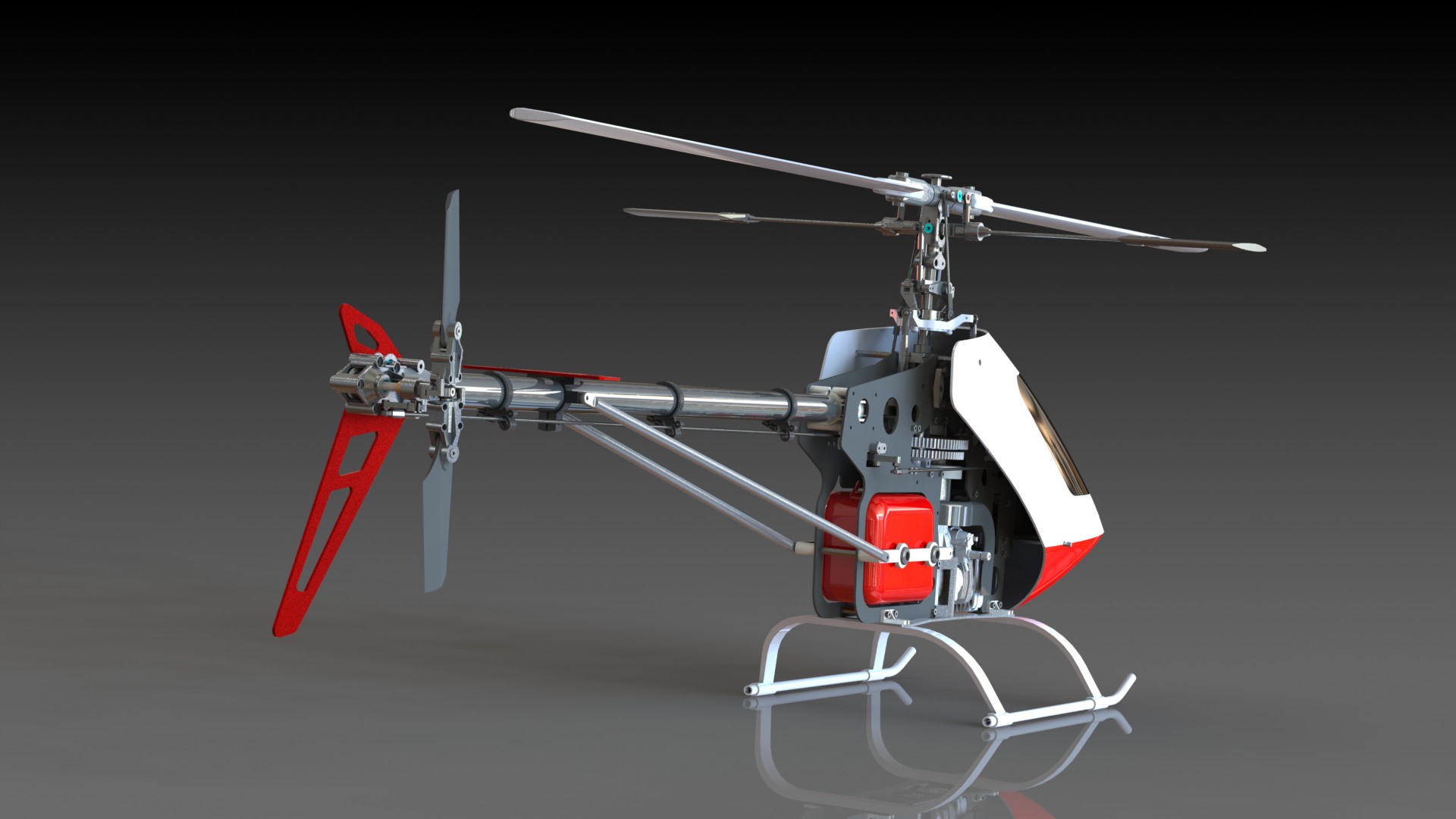 JS TZ-V2 .50无线遥控Nitro直升机