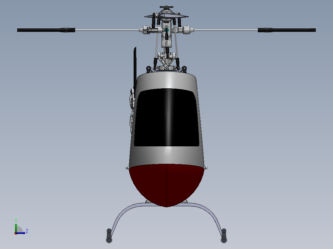 JS TZ-V2 .50无线遥控Nitro直升机