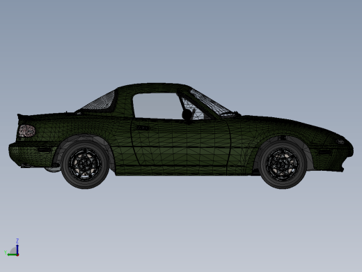 老式敞篷跑车 Mazda MX-5 Miata缩略图