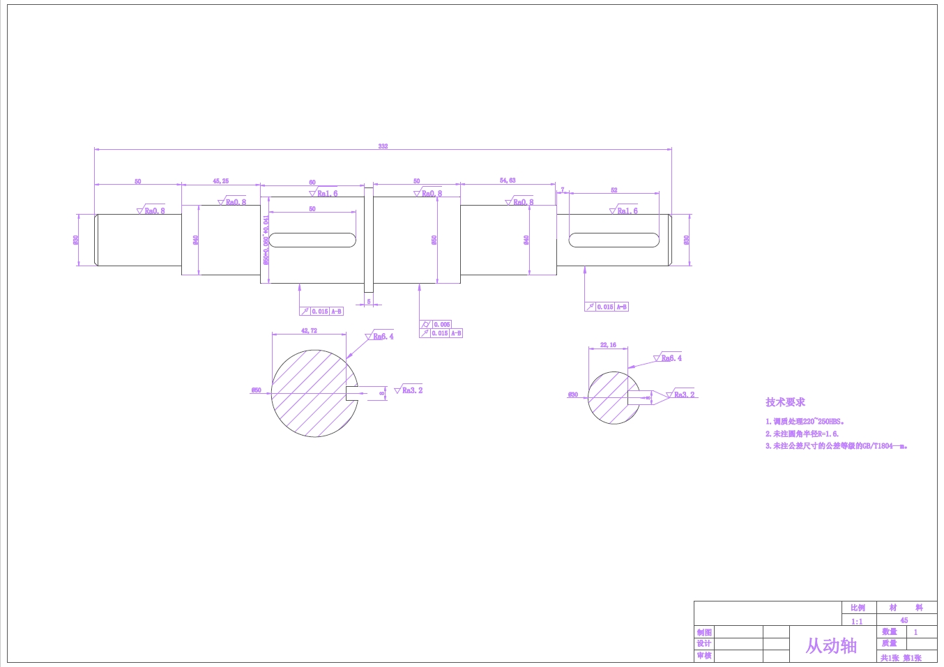 电动绞车传动装置设计+CAD+说明书