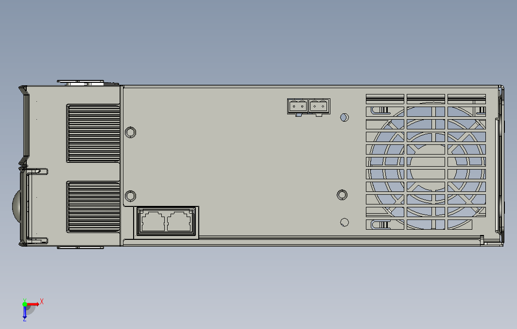 高性能多机传动驱动器STEP_B00(MD810-20M4T45G100+整机外形图)