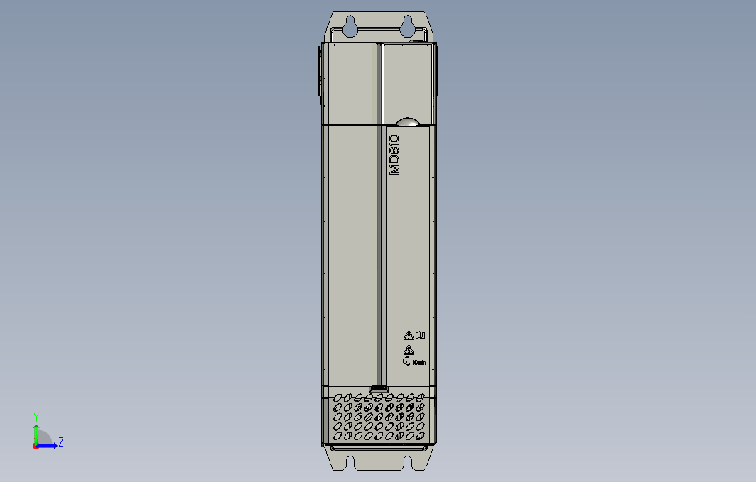 高性能多机传动驱动器STEP_B00(MD810-20M4T45G100+整机外形图)