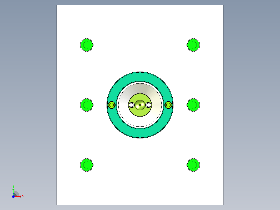 结构件C2注塑模具设计-一模两腔图纸