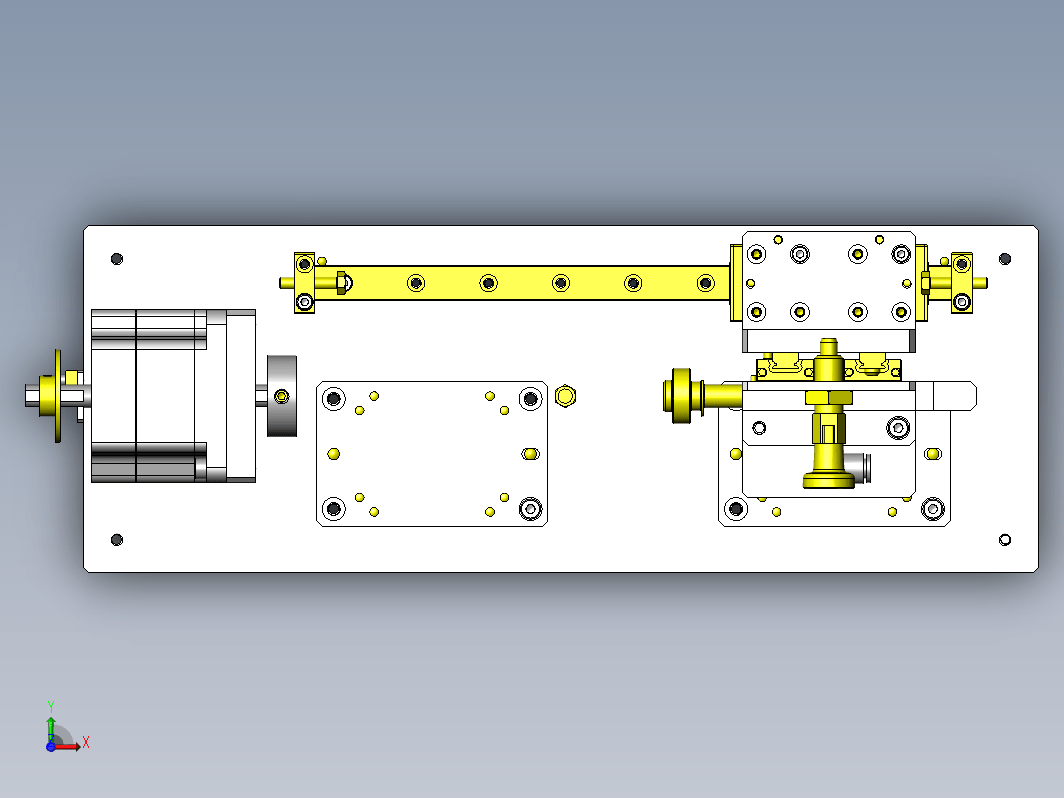 玻璃板粘结夹具