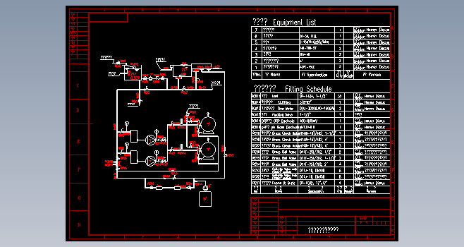 T1565-公园水池水处理系统原理图