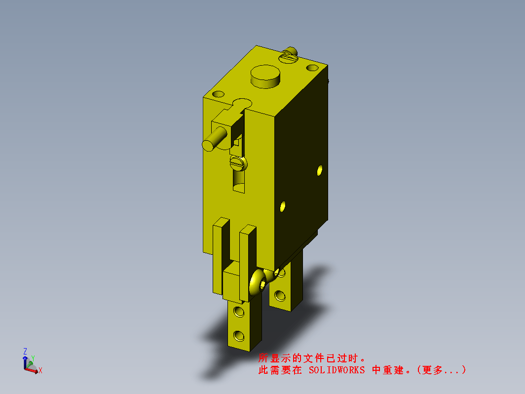 带工件储料器的气动夹具