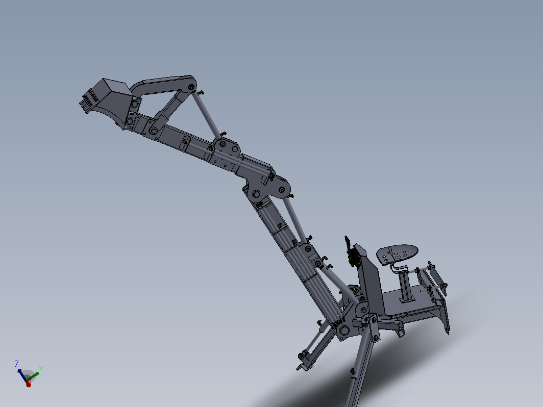 LTBackhoe Nicolas反铲结构