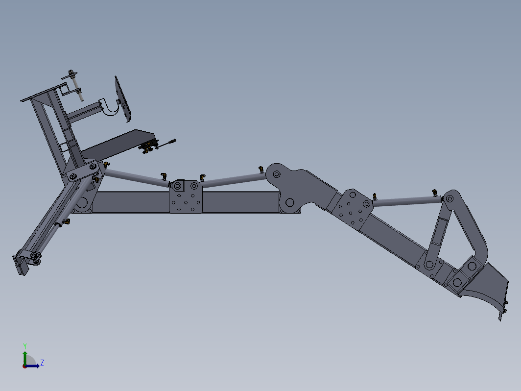 LTBackhoe Nicolas反铲结构