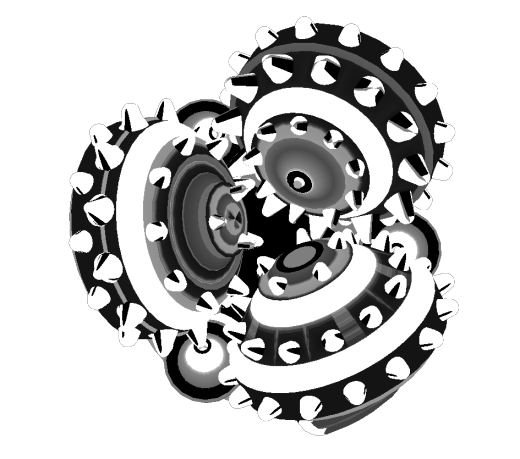 SolidWorks三牙轮钻头缩略图
