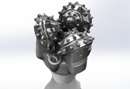 SolidWorks三牙轮钻头缩略图
