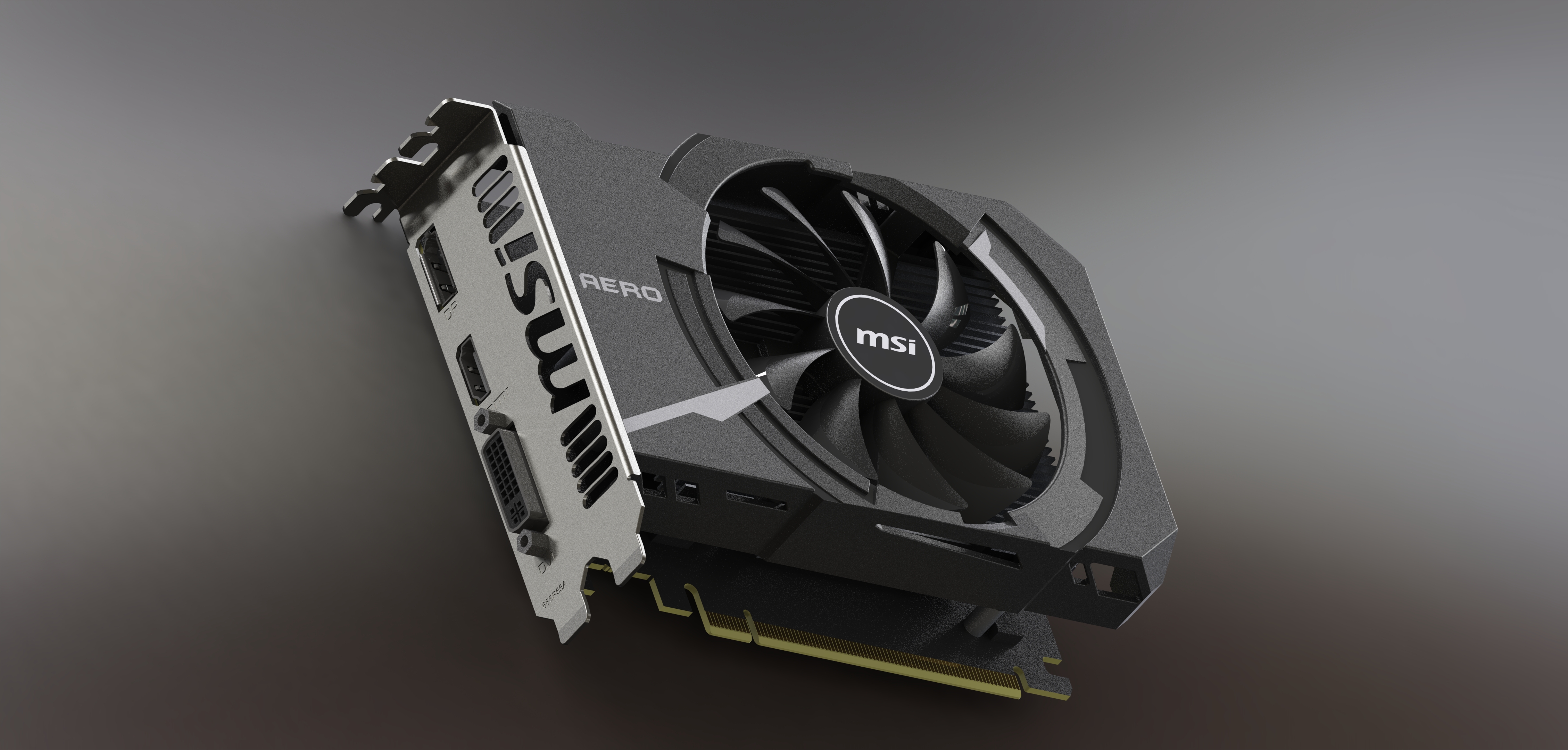 msi RX560 AERO ITX电脑显卡