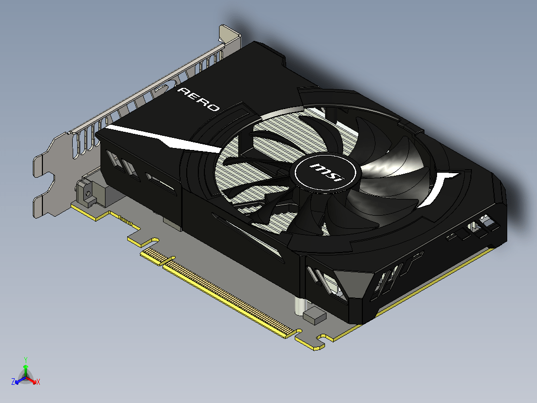 msi RX560 AERO ITX电脑显卡