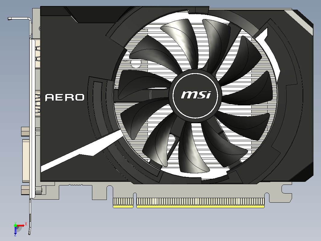 msi RX560 AERO ITX电脑显卡