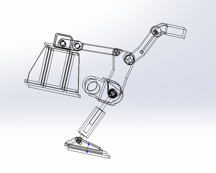 一款连杆机构三维SW2018无参