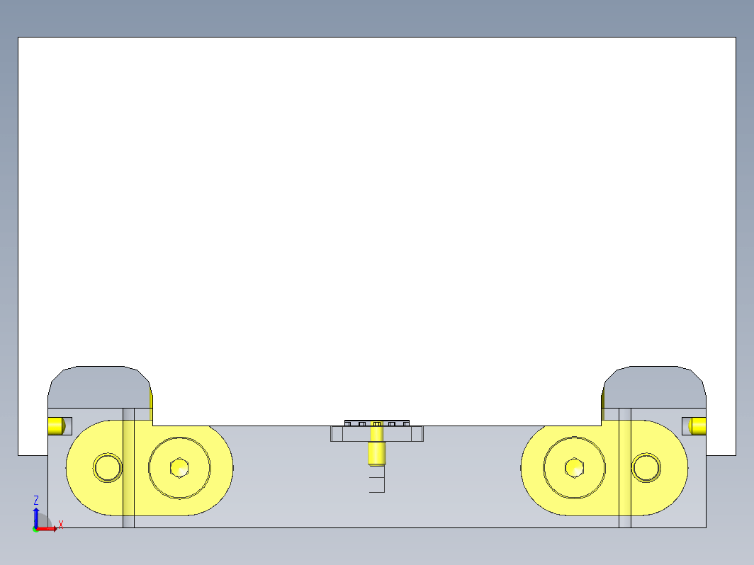 电子零件简易弯曲夹具