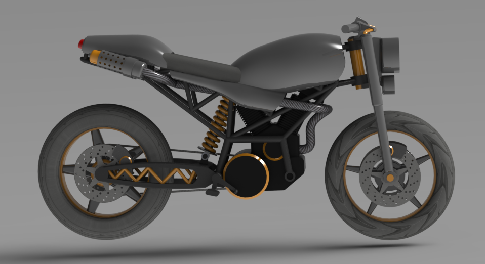 简易Cafe Racer X6摩托车