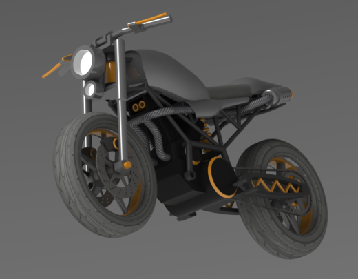 简易Cafe Racer X6摩托车缩略图