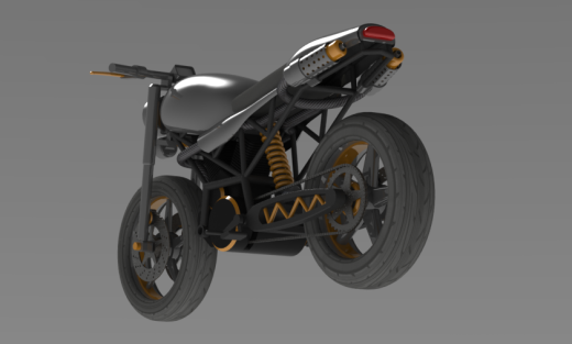 简易Cafe Racer X6摩托车缩略图