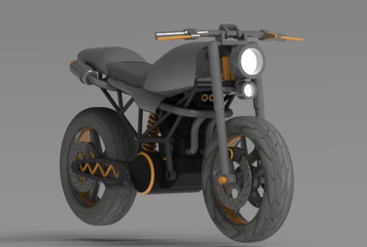 简易Cafe Racer X6摩托车缩略图
