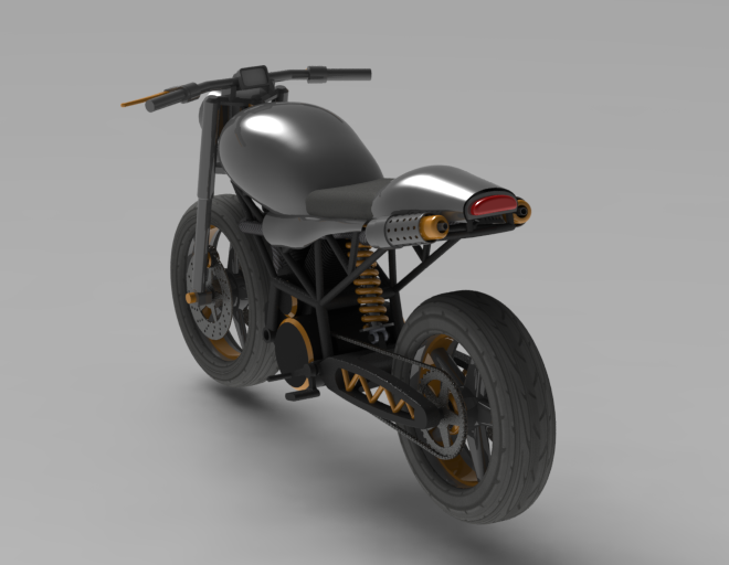 简易Cafe Racer X6摩托车