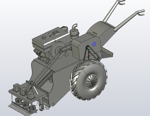 自走式大蒜收获机设计三维Proe5.0带参+CAD+说明缩略图