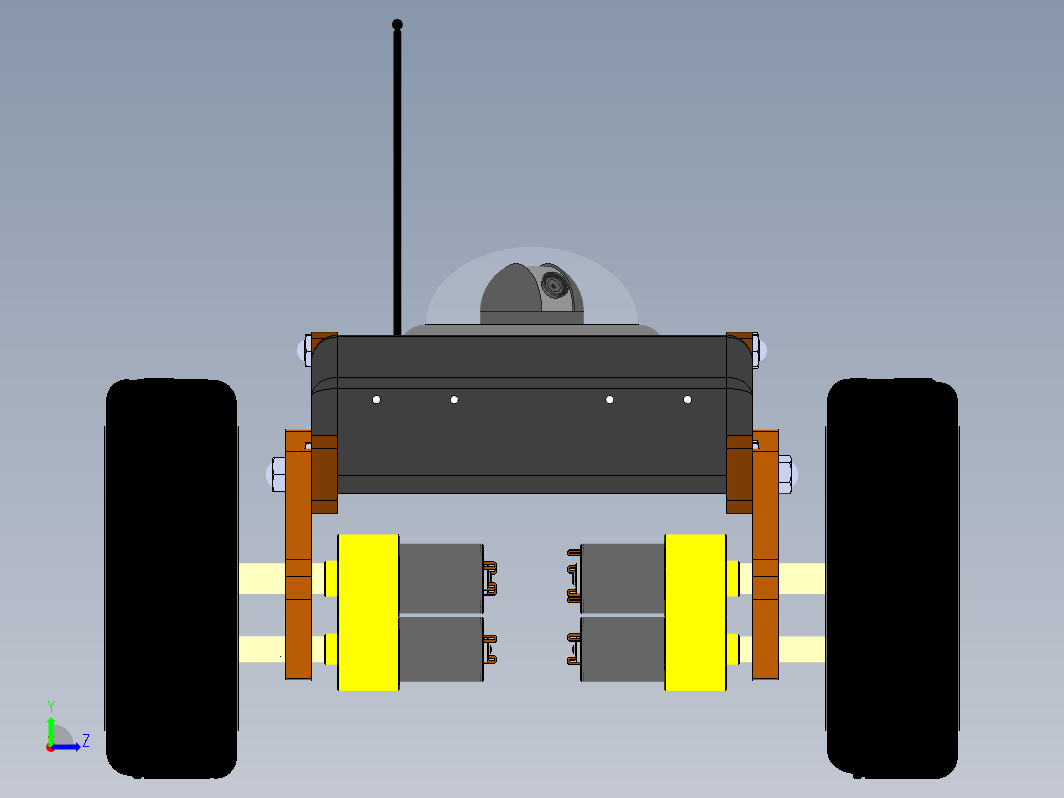 简易无人地面车UGV