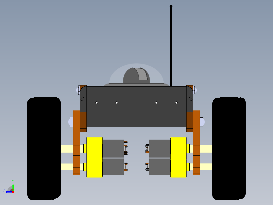 简易无人地面车UGV