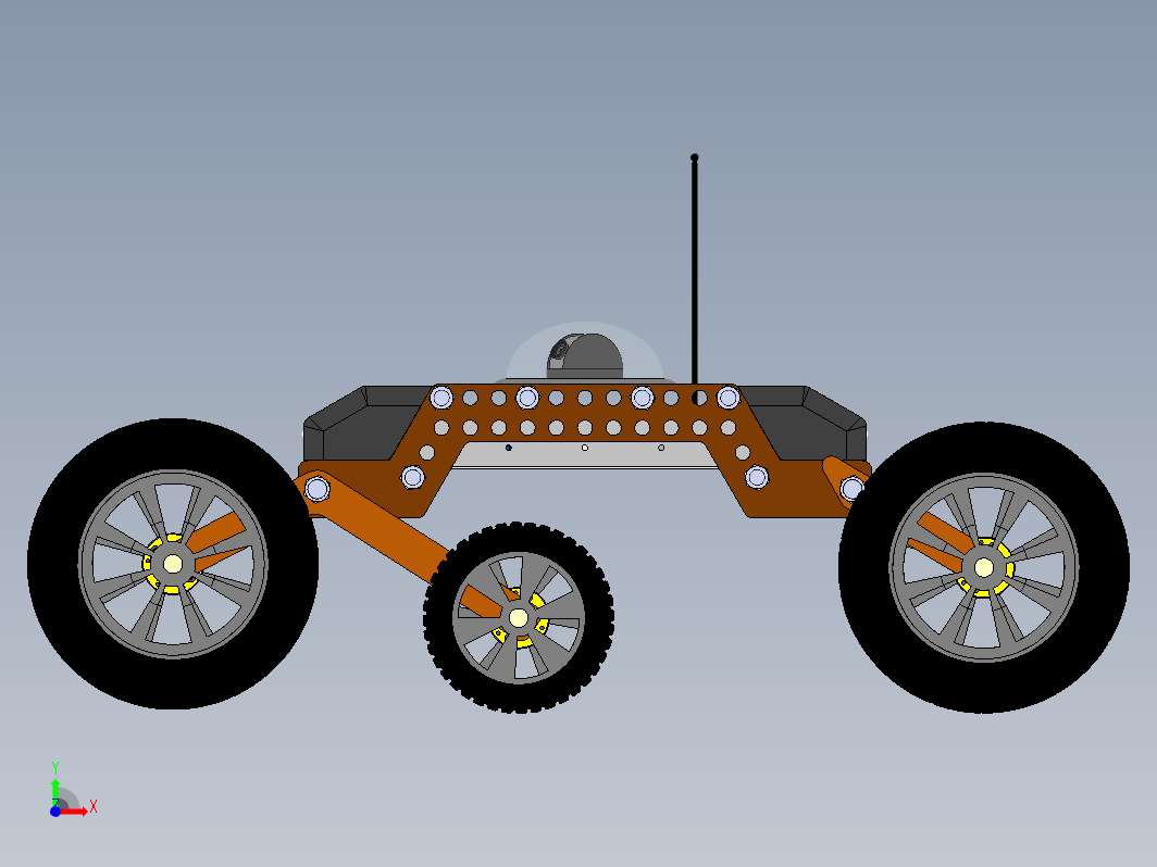 简易无人地面车UGV