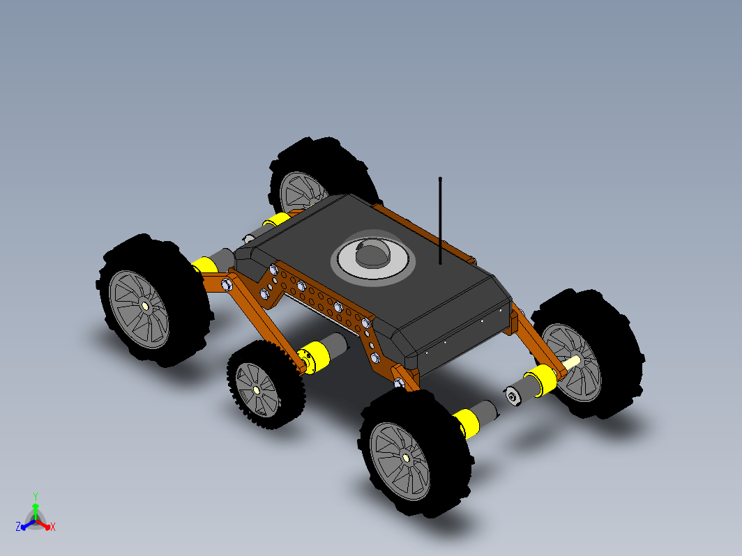 简易无人地面车UGV