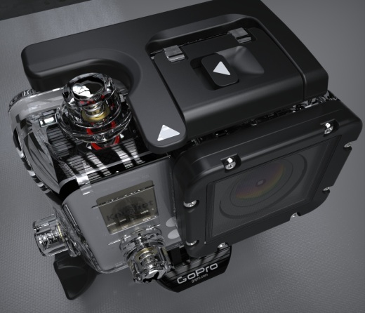 Scuba GoPro相机拍摄支架缩略图