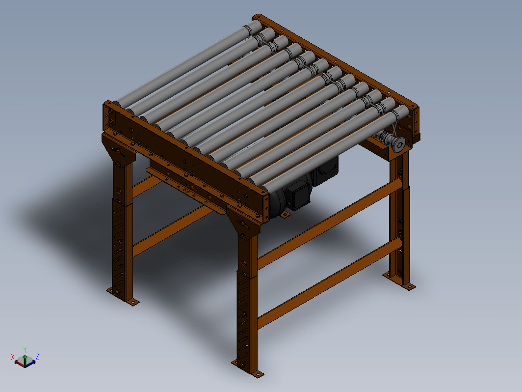 Motorized Roller Conveyor电动滚筒输送机