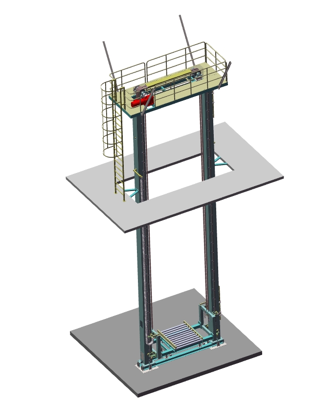 两立柱提升机