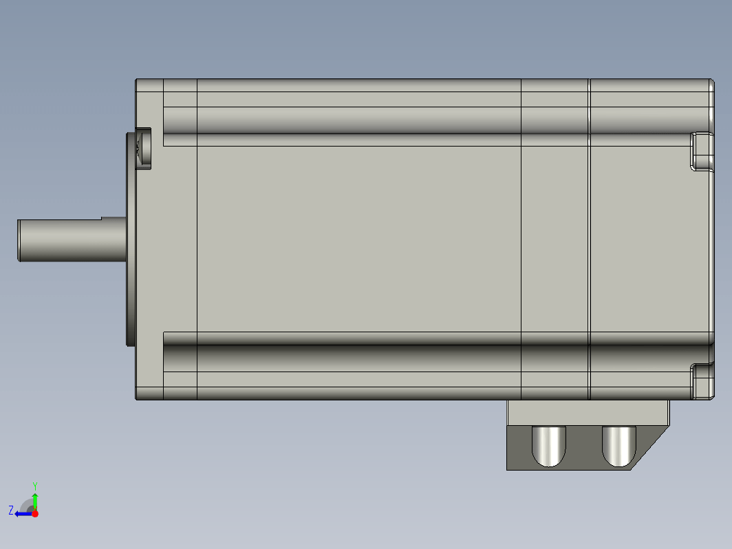 YK257EC80E1  57mm两相闭环步进电机（3D）