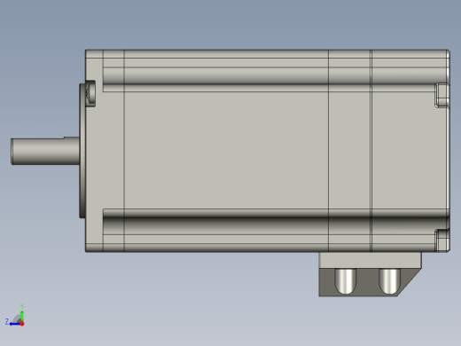 YK257EC80E1  57mm两相闭环步进电机（3D）缩略图